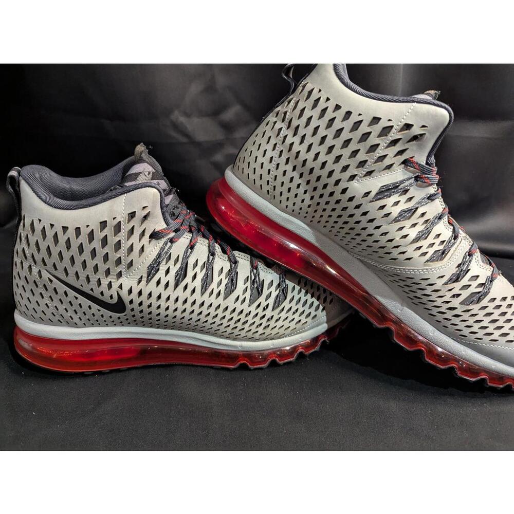 Nike Air Max Graviton Mid Silver Chilling Red US 13 Used w/ Box 616045-006